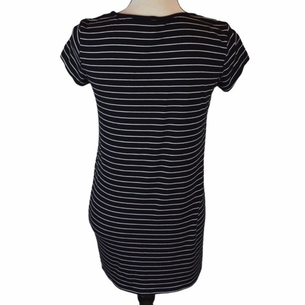 Ruby Ribbon Soft Striped Tunic Tee, Size Small - image 7